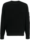 C.p. Company Cotton Crewneck Sweatshirt In Black