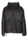 C.p. Company Long Sleeve Padded Outerwear Jacket In Black