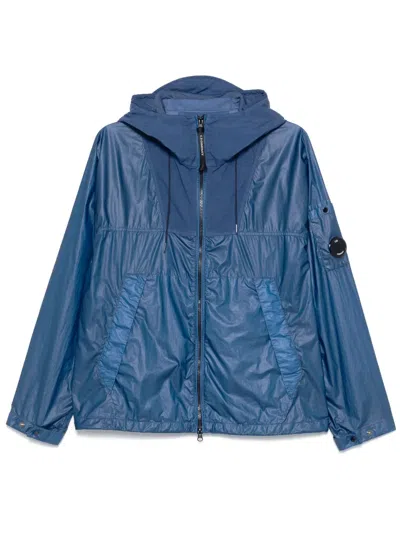 C.P. COMPANY LENS-DETAIL HOODED JACKET