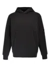 C.p. Company Relaxed-fit Hooded Sweatshirt In Black