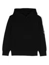 C.p. Company Lens-detail Hoodie In Black