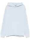 C.p. Company C.p.company Lens Detail Hoodie In Blue