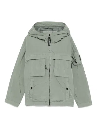 C.p. Company Kids' Lens-detail Jacket In Grey