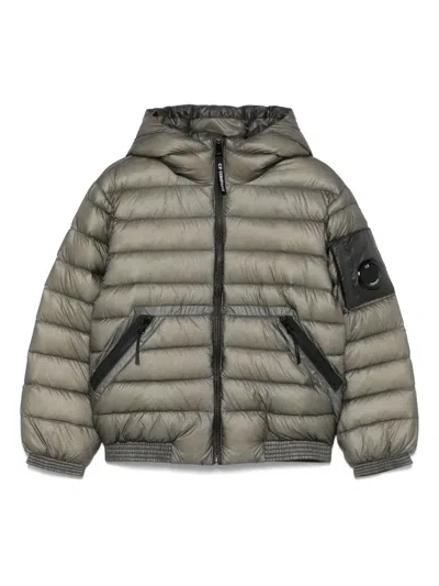C.p. Company Kids' Lens-detail Jacket In Grey