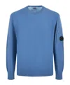 C.p. Company Lens Detail Knitwear In Blue