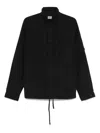 C.p. Company Lens-detail Overshirt In Black