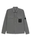 C.p. Company C.p.company Lens Detail Overshirt In Grey