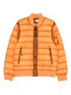 C.p. Company Lens-detail Padded Jacket In Orange