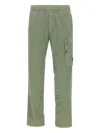C.p. Company Lens-detail Pocket-cargo Trousers In Green