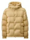 C.p. Company Lens-detail Puffer Jacket In Neutral