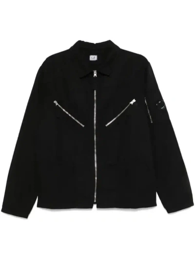 C.P. COMPANY LENS-DETAIL SHIRT JACKET