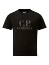 C.p. Company Lens-detail Short-sleeve T-shirt In Black