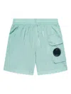 C.p. Company Boys Lens Pocket Swim Shorts In Grey