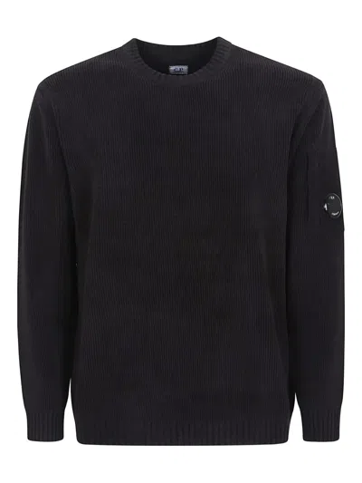 C.P. COMPANY LENS-DETAIL SWEATER