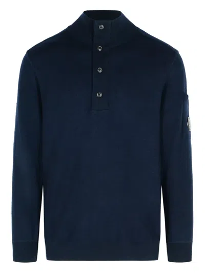 C.P. COMPANY LENS-DETAIL SWEATER