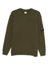 C.p. Company Sweater C. P. Company Men Color Ivory In Green