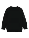 C.p. Company Lens-detail Sweatshirt In Black