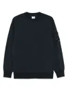 C.p. Company Lens-detail Sweatshirt In Blue