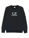 C.p. Company Cp Company Boys Black Kids Graphic-print Crewneck Cotton-jersey Sweatshirt 4-14 Years In Blue