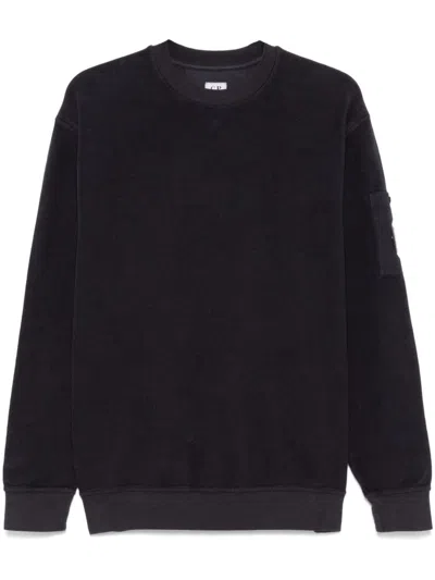 C.p. Company Lens-detail Sweatshirt In Black