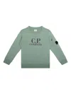C.p. Company Lens-detail Sweatshirt In Green