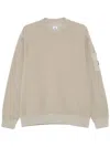 C.p. Company Lens-detail Sweatshirt In Grey