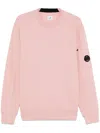 C.p. Company C. P. Company Sweater With Iconic Lens In Pink