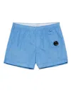 C.p. Company Lens Swim Shorts In Pacific Coast