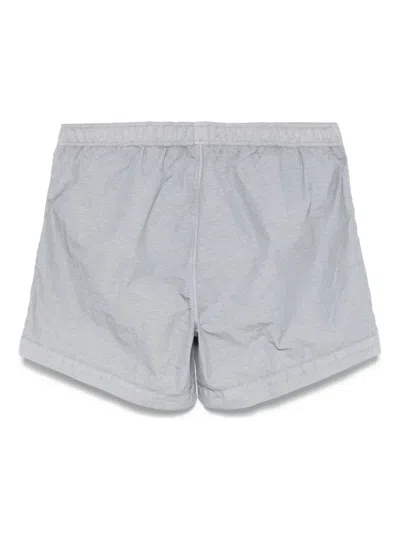 C.p. Company Lens-detail Swim Shorts In Grey