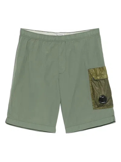 C.P. COMPANY LENS-DETAIL SWIM SHORTS