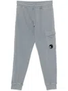 C.p. Company Lens-detail Track Pants In Blue