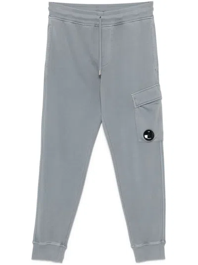 C.p. Company Lens-detail Track Pants In Blue