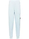 C.p. Company Lens-embellished Track Pants In Blue