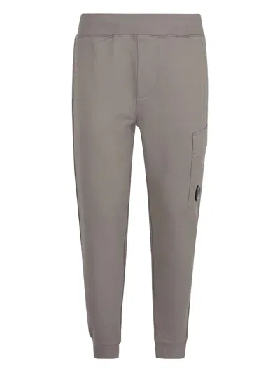 C.p. Company Lens-detail Track Pants In Gray