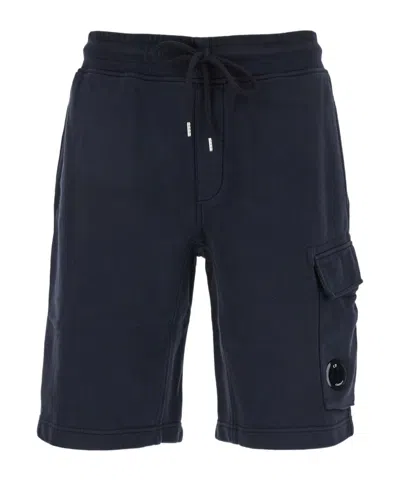 C.P. COMPANY LENS-DETAIL TRACK SHORTS
