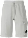 C.p. Company Lens-detail Track Shorts In Blau