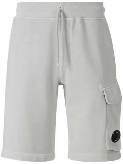 C.p. Company Lens-detail Track Shorts In Blau