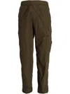 C.p. Company Lens-detail Trousers In Green