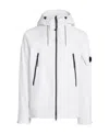C.p. Company Lens-detail Zip-up Hooded Jacket In White
