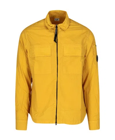 C.P. COMPANY LENS-DETAIL ZIP-UP JACKET