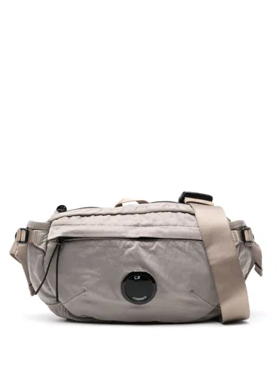 C.p. Company Lens-detailed Belt Bag In Neutrals