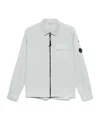 C.p. Company Lens-detailed Jacket In White