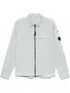 C.p. Company Lens-detailed Jacket In Blue