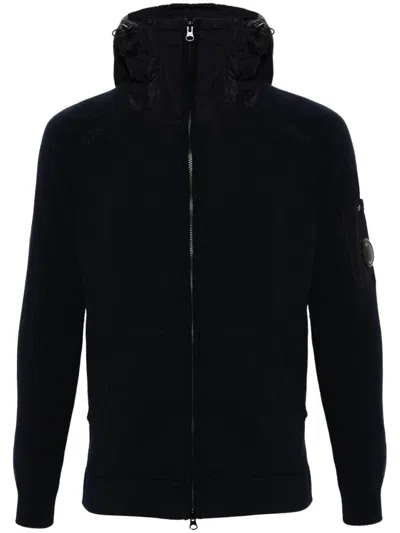 C.p. Company Black Lens Hoodie In 999 Black