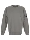 C.p. Company Cotton Sweatshirt Arm Pocket In Gray