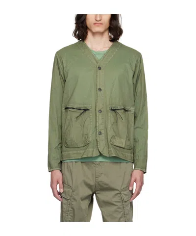 C.p. Company Lens-detailed Lightweight Jacket In Green