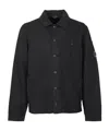 C.p. Company Lens-detailed Overshirt In Black