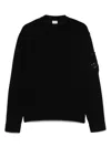 C.p. Company Cotton Crewneck Sweatshirt In Black