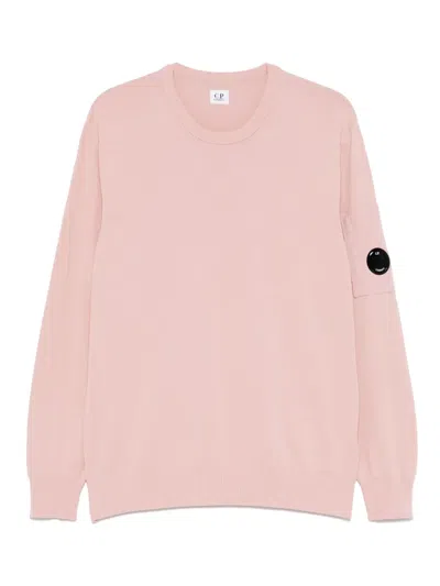 C.P. COMPANY LENS-DETAILED SWEATER