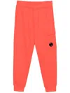 C.p. Company Lens-detailed Sweatpants In Red